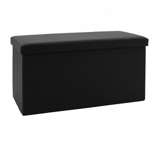 Σκαμπό-μπαούλο Cooperation pu μαύρο 76x38x38εκ Υλικό: PVC MDF NORMAL FOAM 257-000006 Σκαμπό-μπαούλο Cooperation pu μαύρο 76x38x38εκ Υλικό: PVC MDF NORMAL FOAM 257-000006