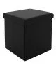 Σκαμπό-μπαούλο Crystal pu μαύρο 38x38x38εκ Υλικό: PVC MDF NORMAL FOAM 257-000012 Σκαμπό-μπαούλο Crystal pu μαύρο 38x38x38εκ Υλικό: PVC MDF NORMAL FOAM 257-000012