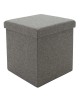 Σκαμπό-μπαούλο Crystal ύφασμα γκρι 38x38x38εκ Υλικό: FABRIC MDF NORMAL FOAM 257-000013 Σκαμπό-μπαούλο Crystal ύφασμα γκρι 38x38x38εκ Υλικό: FABRIC MDF NORMAL FOAM 257-000013