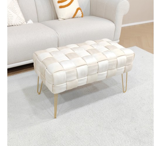 Σκαμπό Wenzo μπεζ βελούδο 82x43x46εκ Υλικό: VELVET - MDF - FOAM 257-000032 Σκαμπό Wenzo μπεζ βελούδο 82x43x46εκ Υλικό: VELVET - MDF - FOAM 257-000032