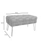 Σκαμπό Wenzo μπεζ βελούδο 82x43x46εκ Υλικό: VELVET - MDF - FOAM 257-000032 Σκαμπό Wenzo μπεζ βελούδο 82x43x46εκ Υλικό: VELVET - MDF - FOAM 257-000032