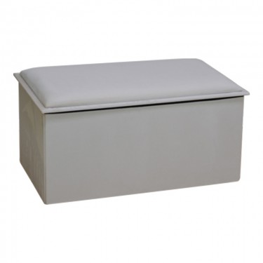 Σκαμπό-μπαούλο Koper βελούδο σε μπεζ απόχρωση 76x38x38εκ Υλικό: MDF - FOAM - VELVET 257-000037
