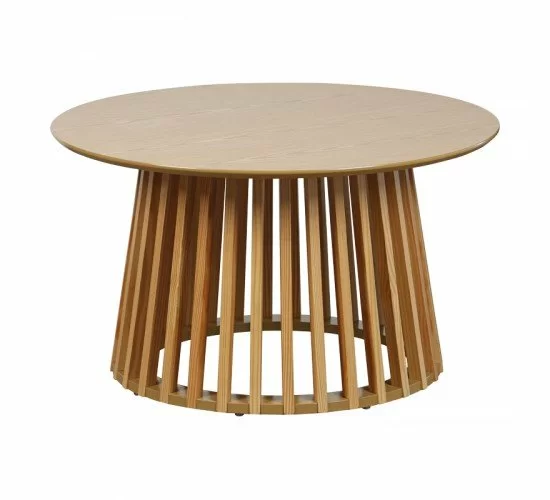 Τραπέζι σαλονιού Domonic mdf/pw σε φυσική απόχρωση Φ80x45εκ Υλικό: MDF / PINEWOOD 260-000023 Τραπέζι σαλονιού Domonic mdf/pw σε φυσική απόχρωση Φ80x45εκ Υλικό: MDF / PINEWOOD 260-000023