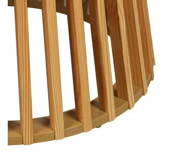 Τραπέζι σαλονιού Domonic mdf/pw σε φυσική απόχρωση Φ80x45εκ Υλικό: MDF / PINEWOOD 260-000023 Τραπέζι σαλονιού Domonic mdf/pw σε φυσική απόχρωση Φ80x45εκ Υλικό: MDF / PINEWOOD 260-000023