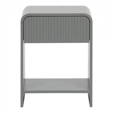 Κομοδίνο Lemperto MDF σε γκρι απόχρωση 40x40x53εκ Υλικό: MDF - MELAMINE 260-000033