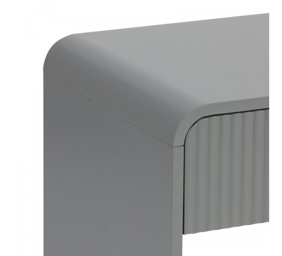 Κομοδίνο Zeplen MDF σε γκρι απόχρωση 40x40x53εκ 260-000033