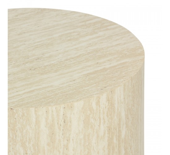 Βοηθητικά τραπεζάκια 2τεμ Zonar  MDF σε όψη τραβερτίνας 260-000034