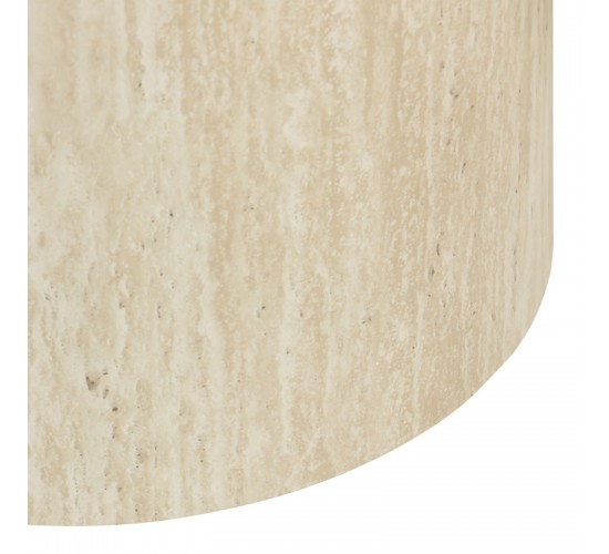 Βοηθητικά τραπεζάκια 2τεμ Zonar  MDF σε όψη τραβερτίνας 260-000034