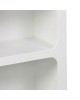 Βιβλιοθήκη-ραφιέρα Emersi mdf σε λευκή απόχρωση 70x35x100εκ Υλικό: MDF 260-000039