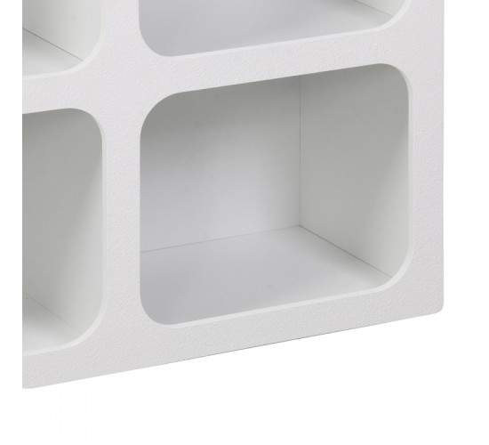 Μπουφές Emersi με ράφια mdf σε λευκή απόχρωση 120x35x76εκ Υλικό: MDF 260-000040