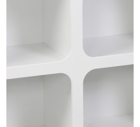 Μπουφές Emersi με ράφια mdf σε λευκή απόχρωση 120x35x76εκ Υλικό: MDF 260-000040