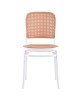 Καρέκλα Juniper με UV protection PP μπεζ-λευκό 51x40.5x86.5εκ. Υλικό: PP UV PROTECTION 262-000001