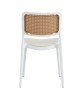Καρέκλα Poetica με UV protection PP μπεζ-λευκό 42x52x81εκ. Υλικό: PP UV PROTECTION 262-000007