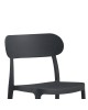 Καρέκλα Amvroan στοιβαζόμενη με UV protection ανθρακί pp 51x49x79.5εκ Υλικό: PP 262-000034