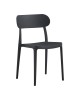 Καρέκλα Amvroan στοιβαζόμενη με UV protection ανθρακί pp 51x49x79.5εκ Υλικό: PP 262-000034