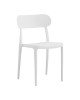 Καρέκλα Amvroan στοιβαζόμενη με UV protection λευκό pp 51x49x79.5εκ Υλικό: PP 262-000035