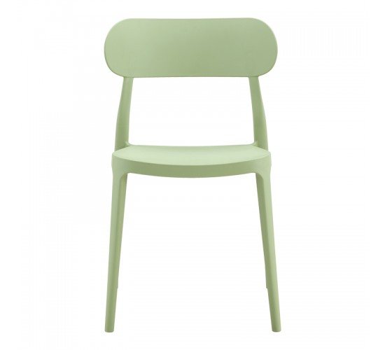 Καρέκλα Amvroan στοιβαζόμενη με UV protection pp μέντα 51x49x79.5εκ Υλικό: PP 262-000055
