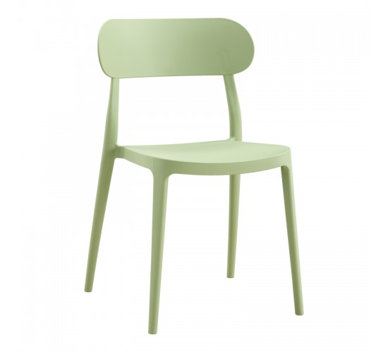 Καρέκλα Amvroan στοιβαζόμενη με UV protection pp μέντα 51x49x79.5εκ Υλικό: PP 262-000055
