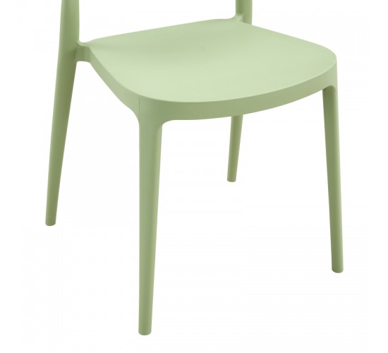 Καρέκλα Amvroan στοιβαζόμενη με UV protection pp μέντα 51x49x79.5εκ Υλικό: PP 262-000055