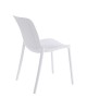 Καρέκλα Teragi στοιβαζόμενη pp με UV protection λευκή 58x43.5x82εκ Υλικό: PP 262-000057