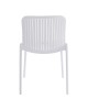 Καρέκλα Teragi στοιβαζόμενη pp με UV protection λευκή 58x43.5x82εκ Υλικό: PP 262-000057