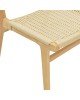 Καρέκλα Julien rubberwood φυσικό-έδρα φυσικό σχοινί 61x54x85εκ Υλικό: RUBBERWOOD - ROPE 263-000007