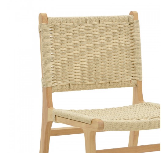 Καρέκλα Julien rubberwood φυσικό-έδρα φυσικό σχοινί 61x54x85εκ Υλικό: RUBBERWOOD - ROPE 263-000007 Καρέκλα Julien rubberwood φυσικό-έδρα φυσικό σχοινί 61x54x85εκ Υλικό: RUBBERWOOD - ROPE 263-000007