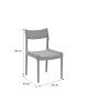 Καρέκλα Martina ξύλο οξιάς φυσικό-έδρα φυσικό σχοινί 46x49x81εκ Υλικό: BEECH WOOD - ROPE 263-000009