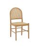 Καρέκλα Alessia ξύλο οξιάς-rattan φυσικό 43x40x89εκ Υλικό: BEECH WOOD - PE RATTAN 263-000010