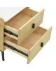 Κομοδίνο Alessio mdf φυσικό-μαύρο μέταλλο 46x37x47εκ Υλικό: MDF - STEEL 263-000015 Κομοδίνο Alessio mdf φυσικό-μαύρο μέταλλο 46x37x47εκ Υλικό: MDF - STEEL 263-000015