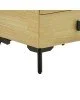 Κομοδίνο Alessio mdf φυσικό-μαύρο μέταλλο 46x37x47εκ Υλικό: MDF - STEEL 263-000015 Κομοδίνο Alessio mdf φυσικό-μαύρο μέταλλο 46x37x47εκ Υλικό: MDF - STEEL 263-000015