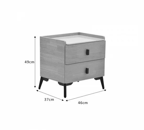 Κομοδίνο Alessio mdf φυσικό-μαύρο μέταλλο 46x37x47εκ Υλικό: MDF - STEEL 263-000015 Κομοδίνο Alessio mdf φυσικό-μαύρο μέταλλο 46x37x47εκ Υλικό: MDF - STEEL 263-000015