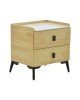 Κομοδίνο Alessio mdf φυσικό-μαύρο μέταλλο 46x37x47εκ Υλικό: MDF - STEEL 263-000015 Κομοδίνο Alessio mdf φυσικό-μαύρο μέταλλο 46x37x47εκ Υλικό: MDF - STEEL 263-000015