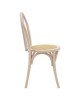 Καρέκλα Azhel white wash ξύλο οξιάς-έδρα φυσικό rattan 41x50x89εκ Υλικό: BEECH WOOD - RATTAN 263-000018