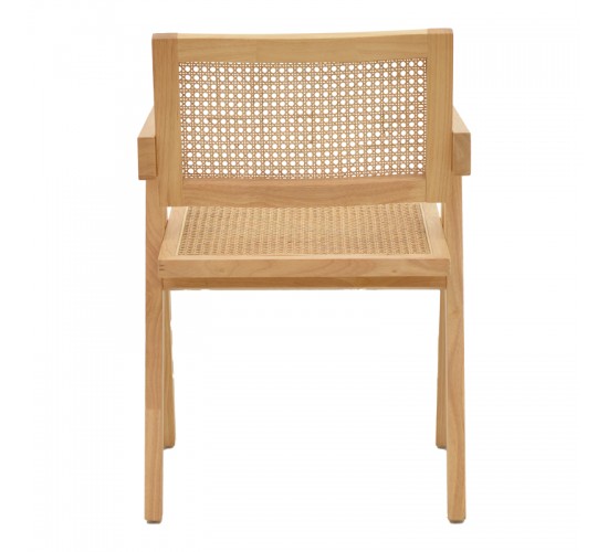 Πολυθρόνα Winslow φυσικό rubberwood 52x59x79εκ Υλικό: RUBBER WOOD - RATTAN 263-000022 Πολυθρόνα Winslow φυσικό rubberwood 52x59x79εκ Υλικό: RUBBER WOOD - RATTAN 263-000022