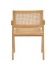 Πολυθρόνα Kalen φυσικό rubberwood 52x59x79εκ Υλικό: RUBBER WOOD - RATTAN 263-000022