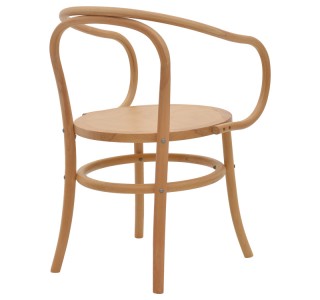 Πολυθρόνα Verfie φυσικό ξύλο οξιάς 55x50x83εκ Υλικό: BEECH WOOD - PLYWOOD 263-000029