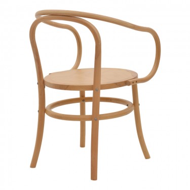 Πολυθρόνα Verfie φυσικό ξύλο οξιάς 55x50x83εκ Υλικό: BEECH WOOD - PLYWOOD 263-000029