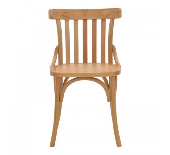Καρέκλα Flisbie φυσικό ξύλο οξιάς 46x48x86εκ Υλικό: BEECH WOOD-PLYWOOD 263-000033