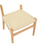 Καρέκλα Eaprine φυσικό σχοινί-rubberwood 49x53x77εκ Υλικό: RUBBERWOOD - ROPE 263-000047