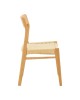 Καρέκλα Karlinda ξύλο οξιάς-έδρα σχοινί σε φυσική απόχρωση 47.5x55x81εκ Υλικό: BEECH WOOD - ROPE 263-000061
