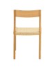 Καρέκλα Karlinda ξύλο οξιάς-έδρα σχοινί σε φυσική απόχρωση 47.5x55x81εκ Υλικό: BEECH WOOD - ROPE 263-000061