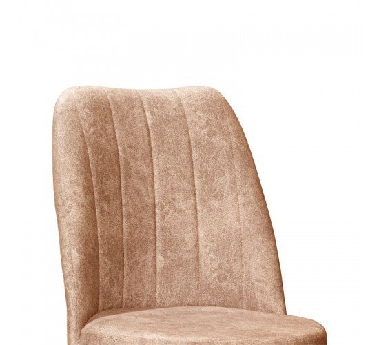 Καρέκλα Farell I ύφασμα εκρού antique-μεταλλικό μαύρο πόδι Υλικό: FABRIC. METAL 266-000007