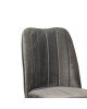 Καρέκλα Vespera I βελούδο γκρι-καρυδί πόδι Υλικό: VELVET FABRIC - VARNISHED WOOD 266-000010 Καρέκλα Vespera I βελούδο γκρι-καρυδί πόδι Υλικό: VELVET FABRIC - VARNISHED WOOD 266-000010