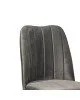 Καρέκλα Vespera I βελούδο γκρι-καρυδί πόδι Υλικό: VELVET FABRIC - VARNISHED WOOD 266-000010 Καρέκλα Vespera I βελούδο γκρι-καρυδί πόδι Υλικό: VELVET FABRIC - VARNISHED WOOD 266-000010