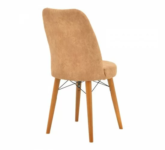 Καρέκλα Nevis I antique καφέ ύφασμα-καρυδί πόδι Υλικό: FABRIC - METAL - WOOD 266-000016 Καρέκλα Nevis I antique καφέ ύφασμα-καρυδί πόδι Υλικό: FABRIC - METAL - WOOD 266-000016