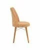 Καρέκλα Nevis I antique καφέ ύφασμα-καρυδί πόδι Υλικό: FABRIC - METAL - WOOD 266-000016 Καρέκλα Nevis I antique καφέ ύφασμα-καρυδί πόδι Υλικό: FABRIC - METAL - WOOD 266-000016