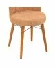 Καρέκλα Nevis I antique καφέ ύφασμα-καρυδί πόδι Υλικό: FABRIC - METAL - WOOD 266-000016 Καρέκλα Nevis I antique καφέ ύφασμα-καρυδί πόδι Υλικό: FABRIC - METAL - WOOD 266-000016