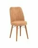 Καρέκλα Nevis I antique καφέ ύφασμα-καρυδί πόδι Υλικό: FABRIC - METAL - WOOD 266-000016 Καρέκλα Nevis I antique καφέ ύφασμα-καρυδί πόδι Υλικό: FABRIC - METAL - WOOD 266-000016