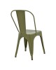 Καρέκλα Utopia μέταλλο σε λαδί απόχρωση 44x44x85εκ Υλικό: METAL 270-000027